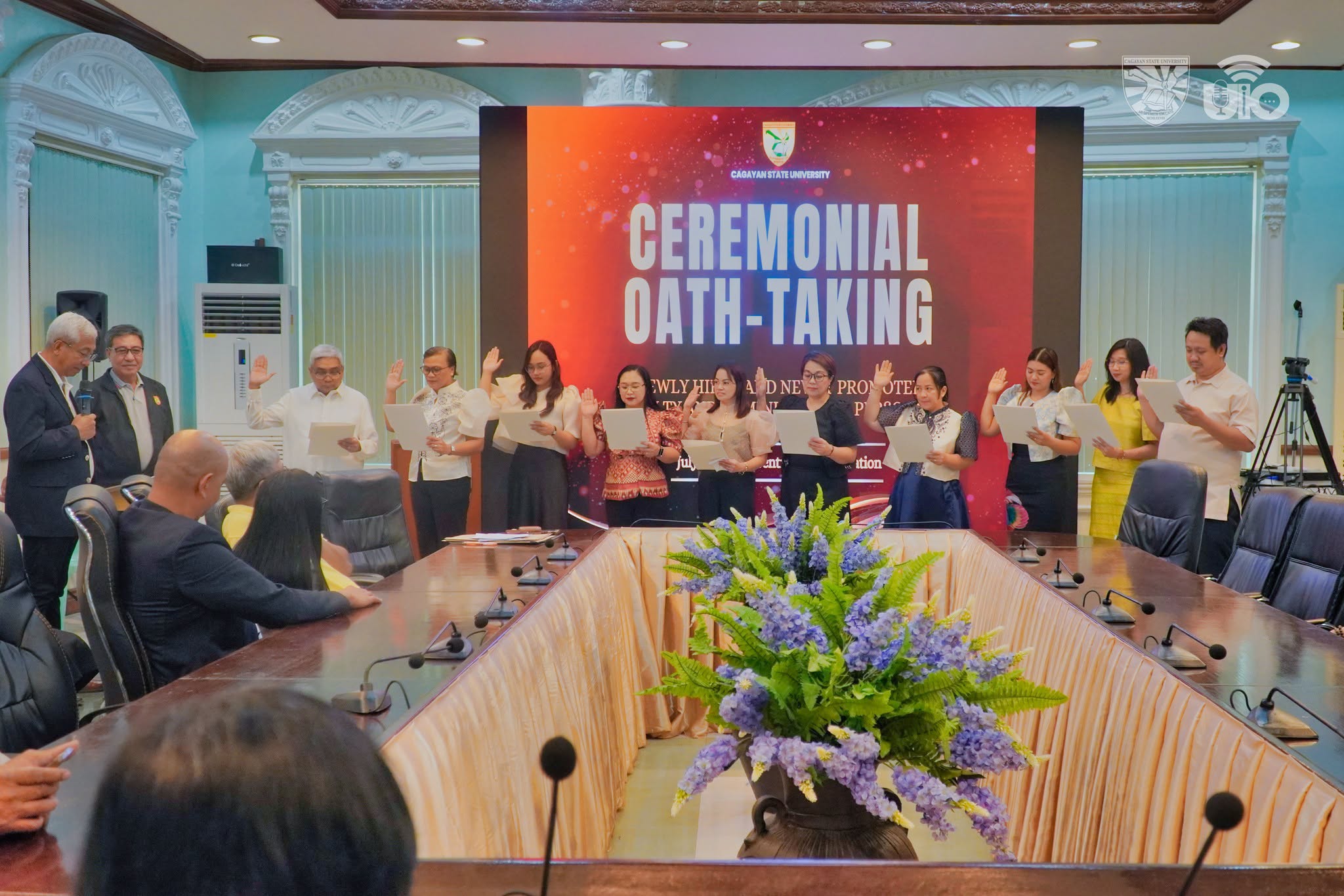 OIC PRESIDENT IBAÑEZ ADMINISTERS OATH TO 89 NEWLY HIRED AND PROMOTED CSU EMPLOYEES photo 11